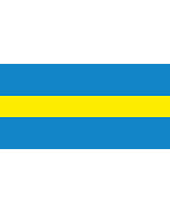 Flagge: Large Słaŭharad, Belarus  |  Querformat Fahne | 1.35m² | 80x160cm 