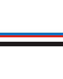 Flagge: Large Smarhoń, Belarus  |  Querformat Fahne | 1.35m² | 80x160cm 