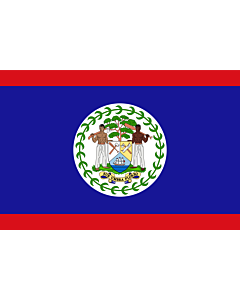 Flag: Belize |  landscape flag | 0.24m² | 2.5sqft | 40x60cm | 1.3x2foot 