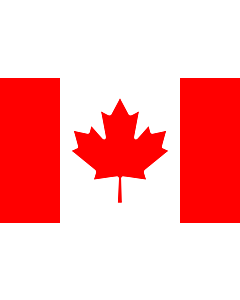 Bandera de Mesa: Canadá 15x25cm