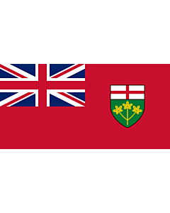 Bandiera: Ontario |  bandiera paesaggio | 6.7m² | 180x360cm 