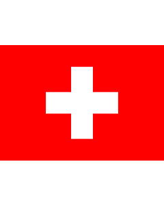 Flag: Switzerland (landscape) |  landscape flag | 0.7m² | 7.5sqft | 70x100cm | 2x3ft 