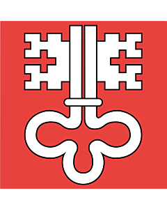 Flag: Nidwalden |  0.24m² | 2.5sqft | 50x50cm | 20x20inch 