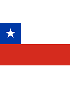 Bandiera: Cile |  bandiera paesaggio | 6.7m² | 200x335cm 