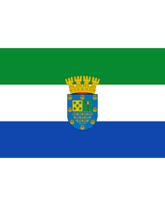 Flagge: XL Peñalolén | Coat of arms of Peñalolén  |  Querformat Fahne | 2.16m² | 120x180cm 