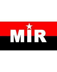 Flag: MIR Chile |  landscape flag | 2.16m² | 23sqft | 120x180cm | 4x6ft 