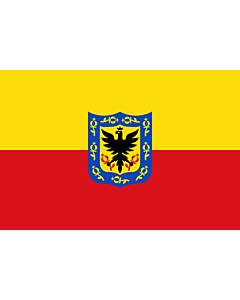 Flag: Bogotá |  landscape flag | 2.16m² | 23sqft | 120x180cm | 4x6ft 