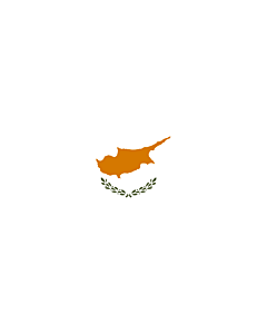 Flag: Cyprus |  portrait flag | 6m² | 64sqft | 400x150cm | 13x5ft 