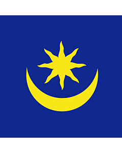 Flag: Associated with the governor of Cyprus Isaac Komnenos |  1.35m² | 14.5sqft | 120x120cm | 45x45inch 
