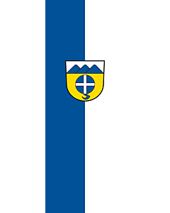 Vertical Hanging Swivel Crossbar Banner Flag: Baltmannsweiler |  portrait flag | 6m² | 64sqft | 400x150cm | 13x5ft 