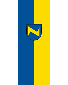 Bandiera: Vertical striscione banner Neckartenzlingen |  bandiera ritratto | 6m² | 400x150cm 