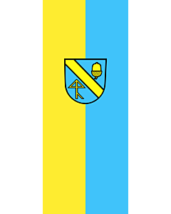 Flagge:  Aichwald  |  Hochformat Fahne | 3.5m² | 300x120cm 