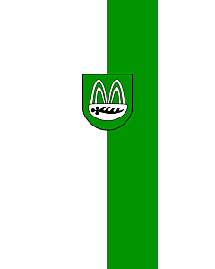 Bandera: Bandera vertical con manga cerrada para potencia Bad Boll |  bandera vertical | 6m² | 400x150cm 