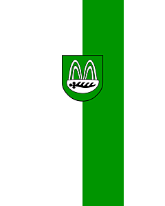 Bandera: Bandera vertical con potencia Bad Boll |  bandera vertical | 3.5m² | 300x120cm 