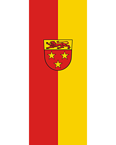 Bandera: Donzdorf |  bandera vertical | 3.5m² | 300x120cm 