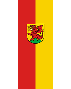 Bandera: Bandera vertical con manga cerrada para potencia Drackenstein |  bandera vertical | 3.5m² | 300x120cm 