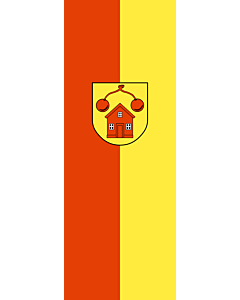 Flagge:  Gammelshausen  |  Hochformat Fahne | 6m² | 400x150cm 