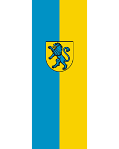 Flagge:  Salach  |  Hochformat Fahne | 6m² | 400x150cm 