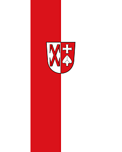 Ausleger-Flagge:  Ditzingen  |  Hochformat Fahne | 3.5m² | 300x120cm 