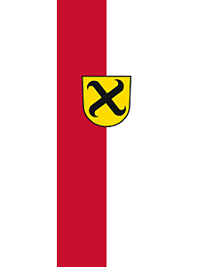 Flagge:  Pleidelsheim  |  Hochformat Fahne | 6m² | 400x150cm 