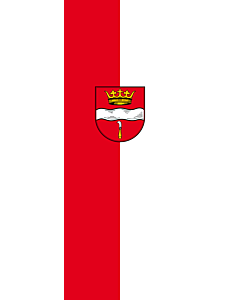 Flagge:  Winterbach  |  Hochformat Fahne | 6m² | 400x150cm 