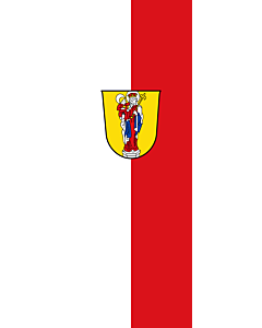 Drapeau: bannière drapau avec tunnel et avec crochets Altötting, St |  portrait flag | 6m² | 400x150cm 