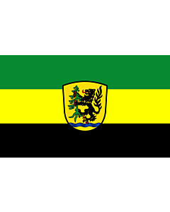 Flag: Feichten a.d.Alz |  landscape flag | 1.35m² | 14.5sqft | 90x150cm | 3x5ft 