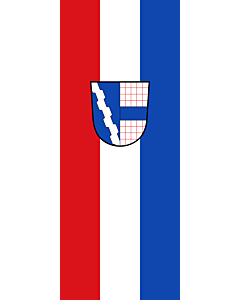 Bandera: Bandera vertical con manga cerrada para potencia Stammham |  bandera vertical | 3.5m² | 300x120cm 