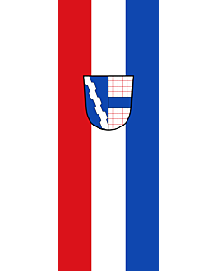 Bandera: Bandera vertical con manga cerrada para potencia Stammham |  bandera vertical | 6m² | 400x150cm 