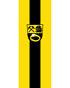 Flagge:  Ainring  |  Hochformat Fahne | 6m² | 400x150cm 