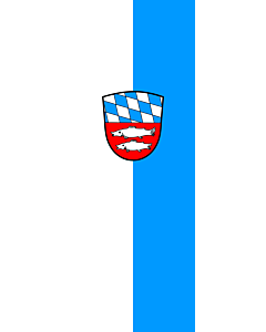 Bandera: Bayerisch Gmain |  bandera vertical | 6m² | 400x150cm 