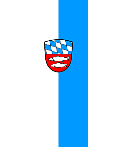 Drapeau: bannière drapau avec tunnel et avec crochets Bayerisch Gmain |  portrait flag | 3.5m² | 300x120cm 