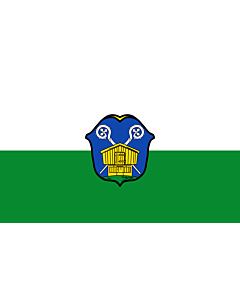 Flag: Bischofswiesen |  landscape flag | 1.35m² | 14.5sqft | 90x150cm | 3x5ft 