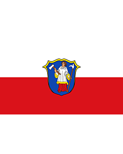 Flag: Ramsau b.Berchtesgaden |  landscape flag | 1.35m² | 14.5sqft | 90x150cm | 3x5ft 