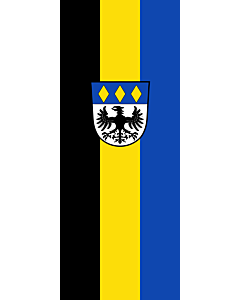 Bandiera: Vertical striscione banner Haimhausen |  bandiera ritratto | 3.5m² | 300x120cm 