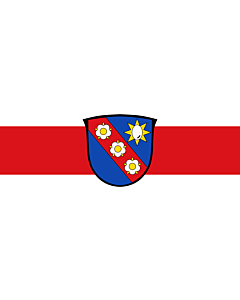 Flag: Odelzhausen |  landscape flag | 1.35m² | 14.5sqft | 90x150cm | 3x5ft 