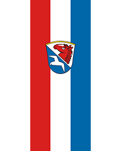 Vertical Hanging Beam Flag: Unterwössen |  portrait flag | 3.5m² | 38sqft | 300x120cm | 10x4ft 