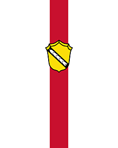 Flag: Bernried am Starnberger See |  portrait flag | 6m² | 64sqft | 400x150cm | 13x5ft 