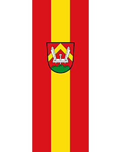 Bandera: Bandera vertical con manga cerrada para potencia Eglfing |  bandera vertical | 6m² | 400x150cm 