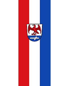 Bandiera: Vertical striscione banner Huglfing |  bandiera ritratto | 6m² | 400x150cm 