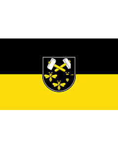 Flag: Peißenberg, M |  landscape flag | 1.35m² | 14.5sqft | 90x150cm | 3x5ft 