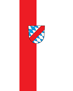 Vertical Hanging Swivel Crossbar Banner Flag: Peiting, M |  portrait flag | 6m² | 64sqft | 400x150cm | 13x5ft 