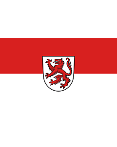 Flag: Passau |  landscape flag | 1.35m² | 14.5sqft | 90x150cm | 3x5ft 