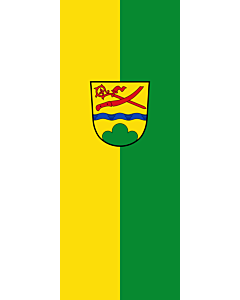 Bandiera: Vertical striscione banner Niederalteich |  bandiera ritratto | 3.5m² | 300x120cm 