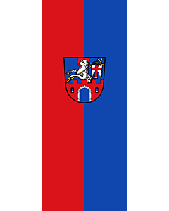 Vertical Hanging Swivel Crossbar Banner Flag: Osterhofen, St |  portrait flag | 3.5m² | 38sqft | 300x120cm | 10x4ft 