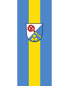 Bandiera: Vertical striscione banner Innernzell |  bandiera ritratto | 3.5m² | 300x120cm 
