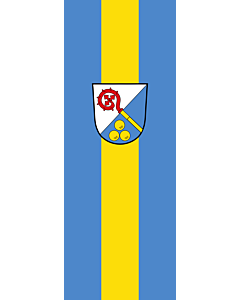 Bandiera: Vertical striscione banner Innernzell |  bandiera ritratto | 6m² | 400x150cm 