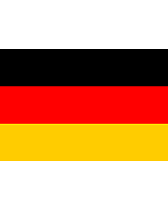 Bandera: Alemania |  bandera paisaje | 2.16m² | 120x180cm 