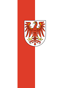 Flag: Brandenburg, portrait flag, 6m², 64sqft, 400x150cm