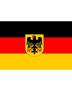 Bandera: Alemania |  bandera paisaje | 0.24m² | 40x60cm 